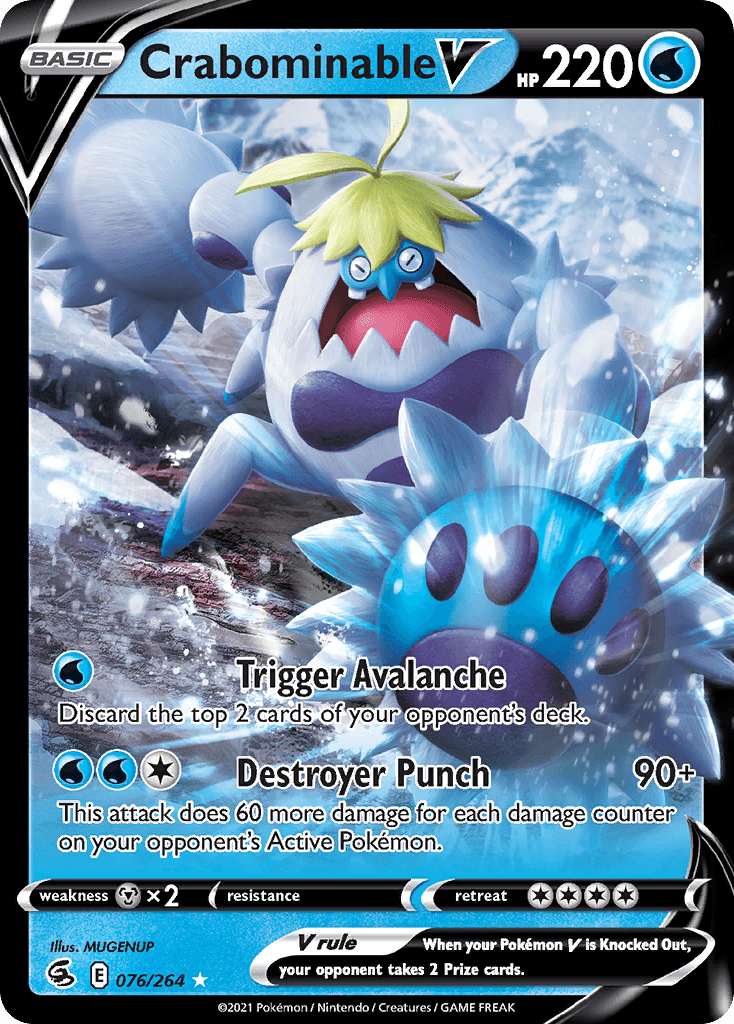 Crabominable V from Fusion Strike