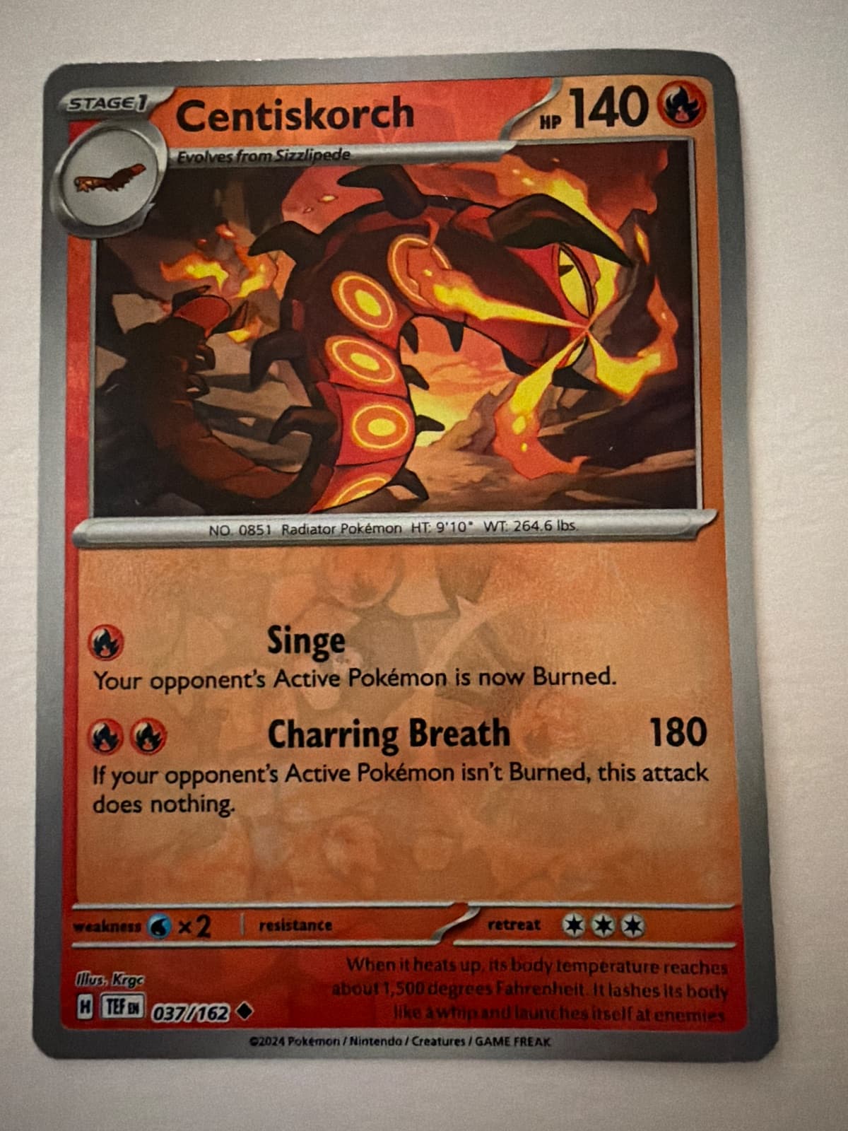 Centiskorch from Temporal Forces
