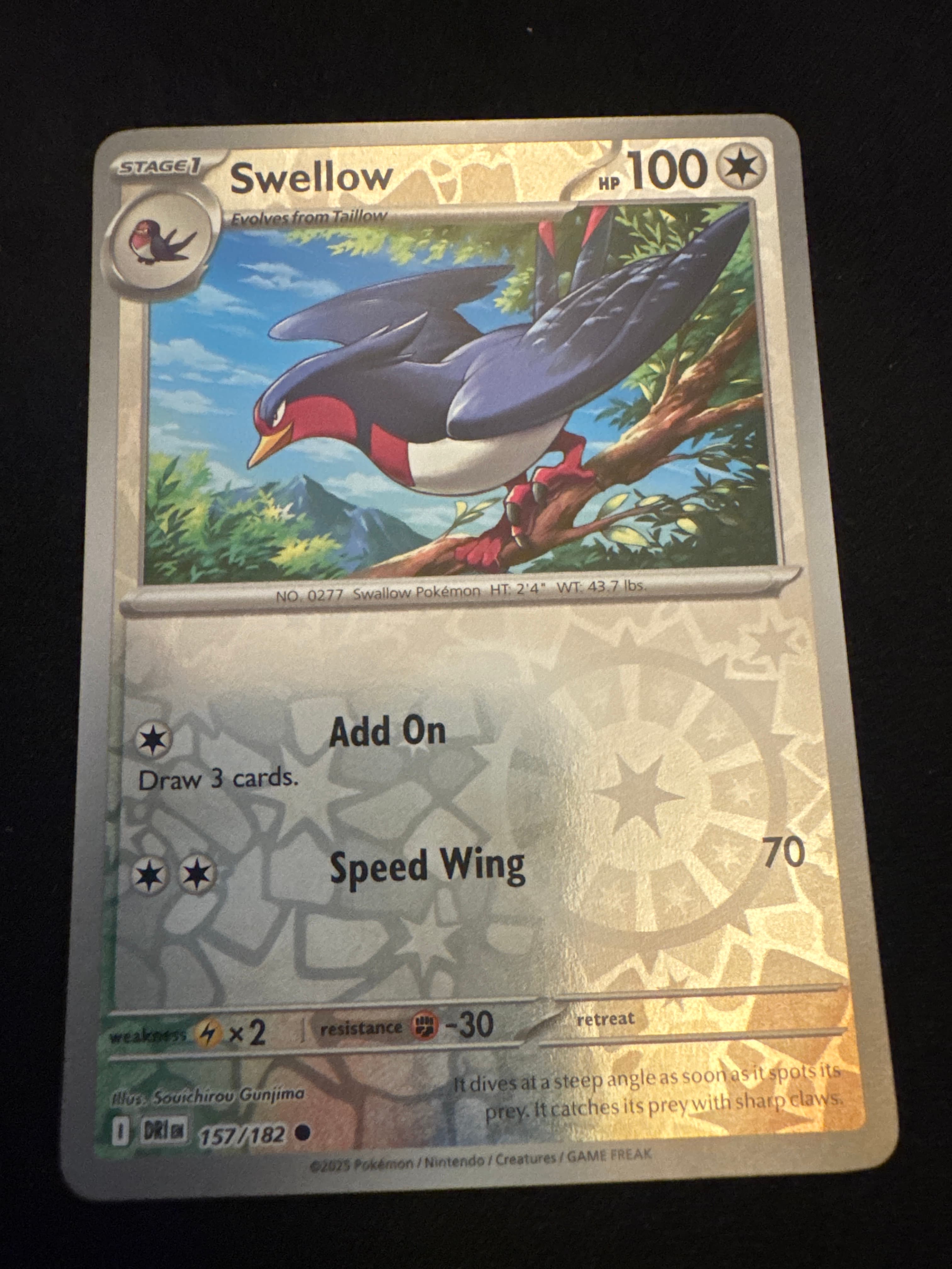 Swellow from Destined Rivals