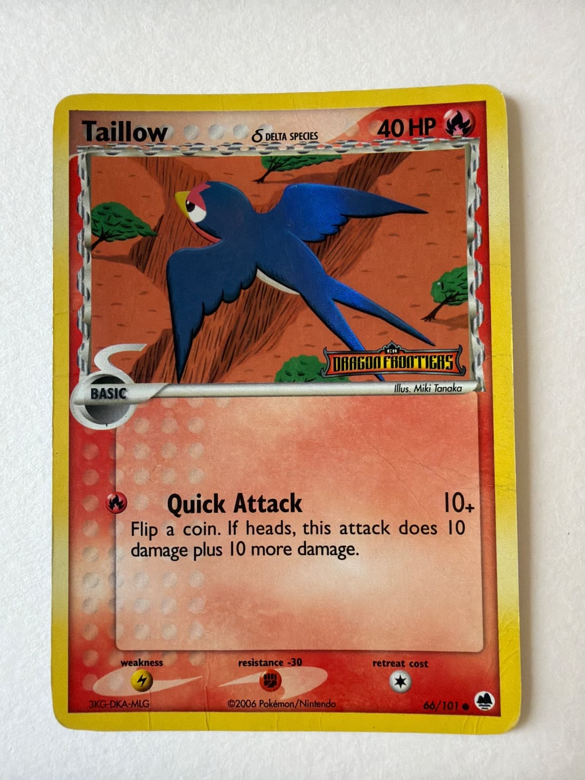 Taillow δ from Dragon Frontiers
