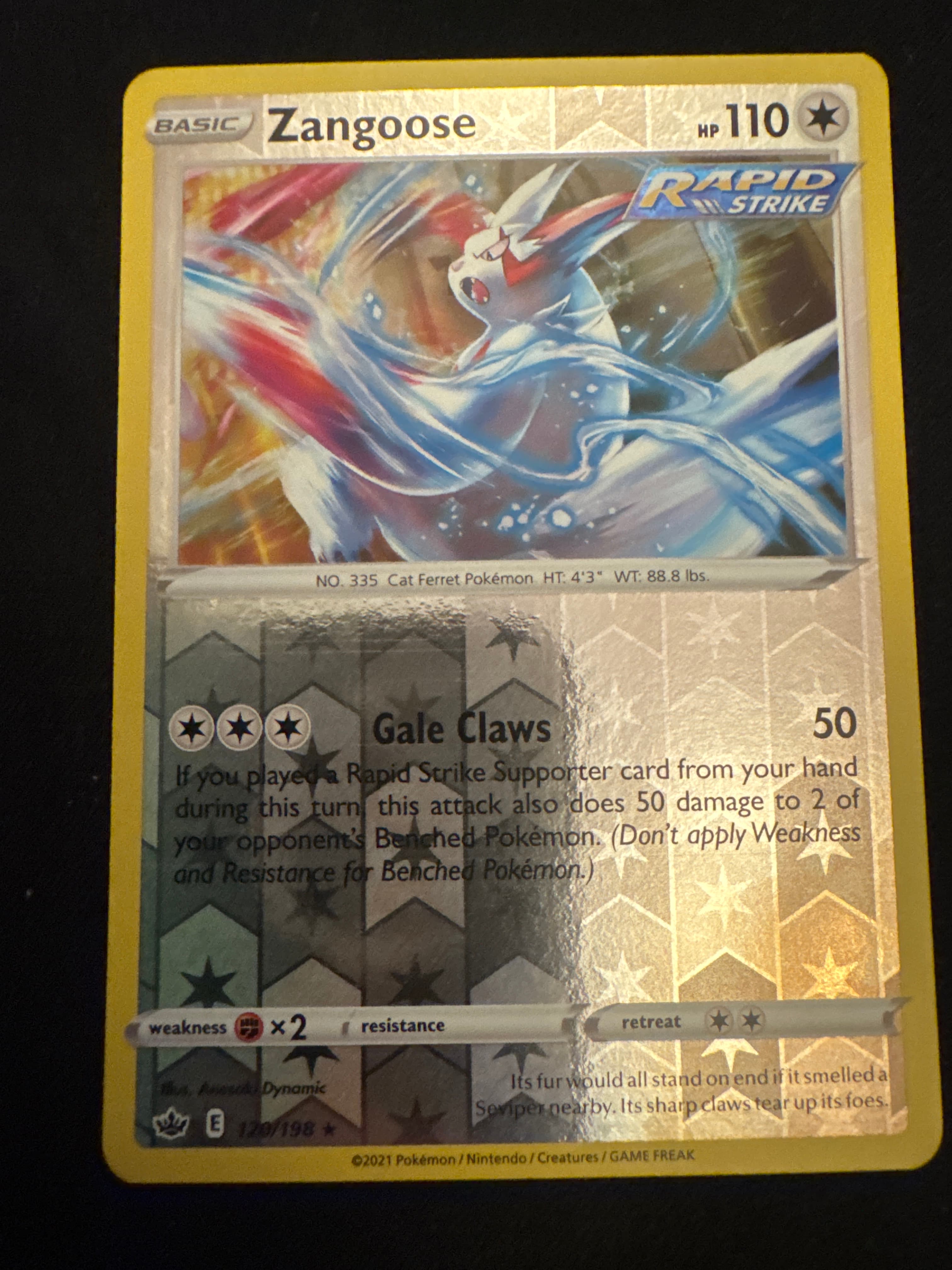 Zangoose from Chilling Reign