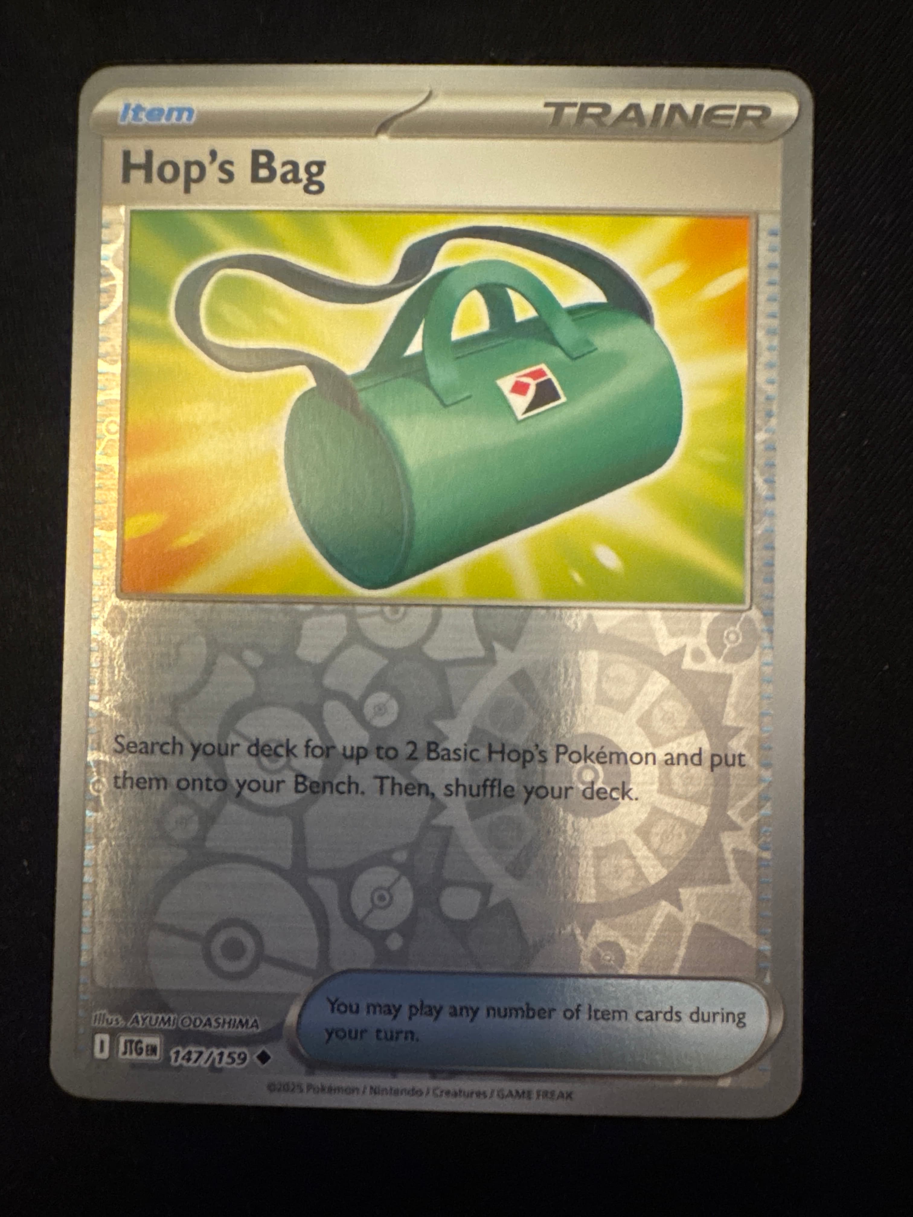 Hop's Bag from Journey Together