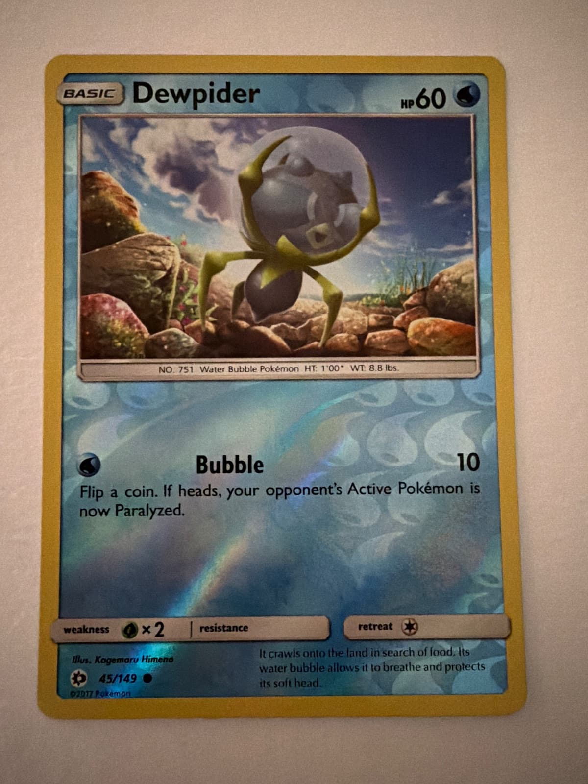 Dewpider from Sun & Moon