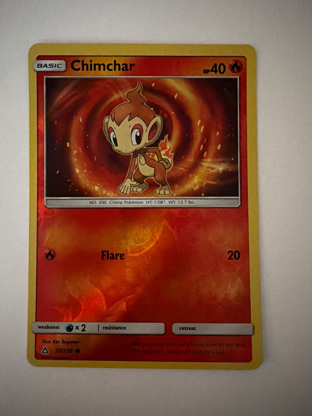 Chimchar from Ultra Prism