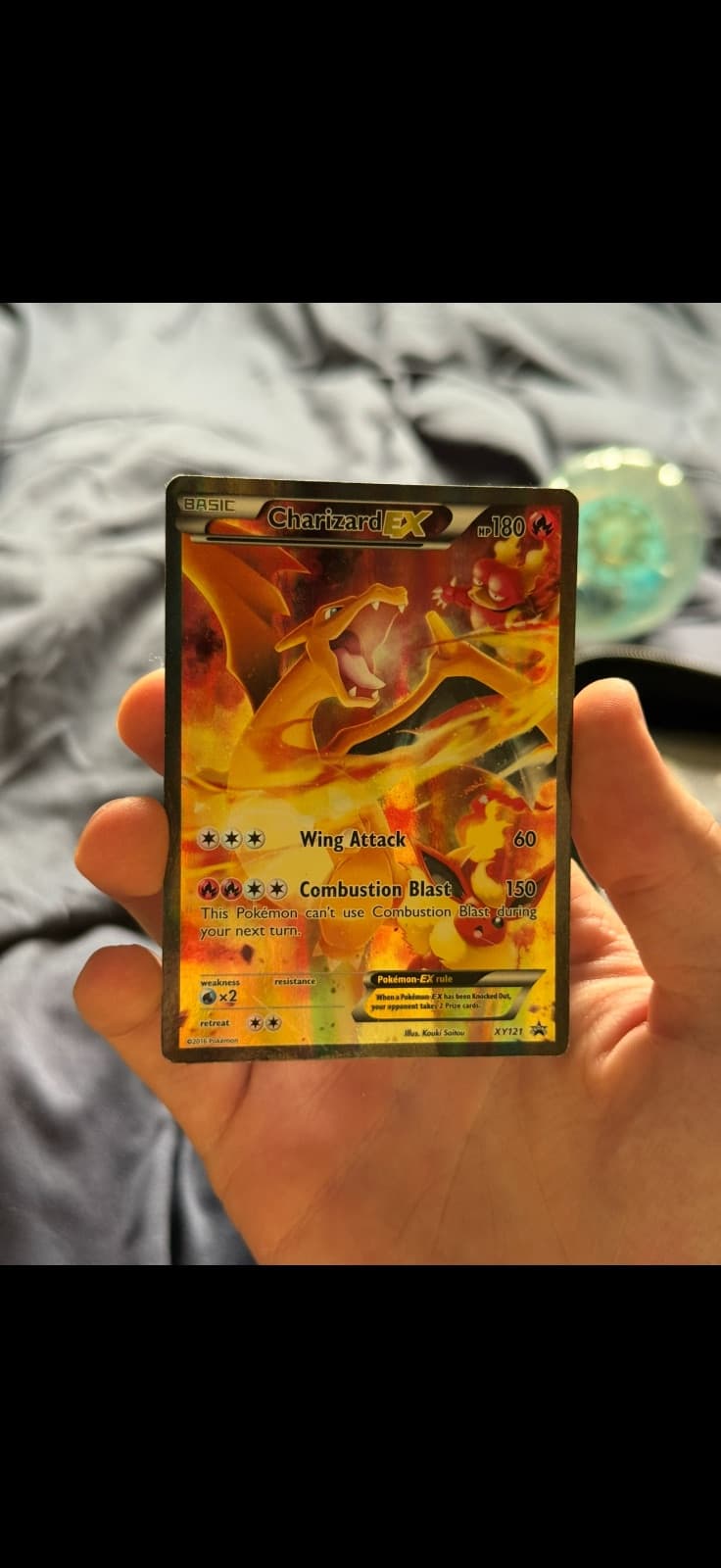 Charizard EX black star promo from XY