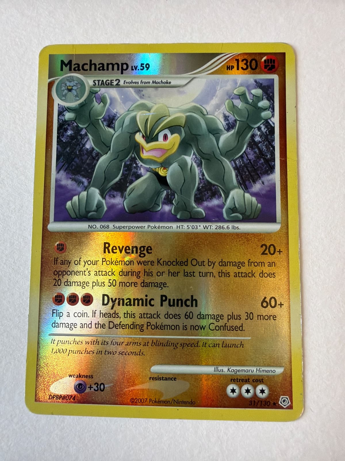 Machamp from Diamond & Pearl