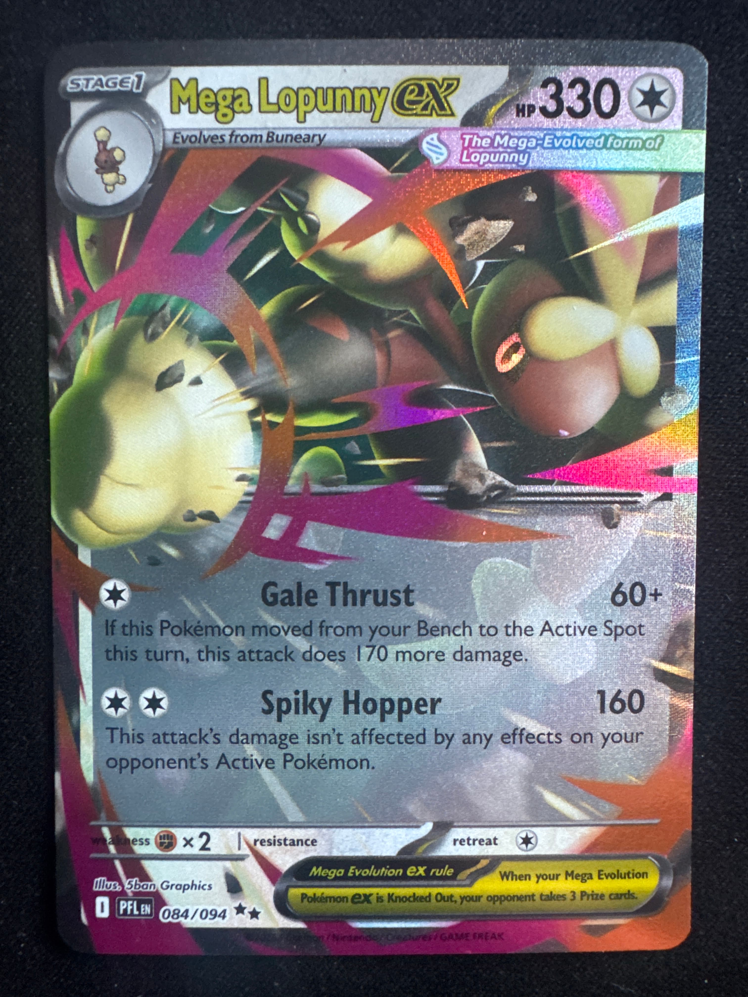Mega Lopunny ex from Phantasmal Flames