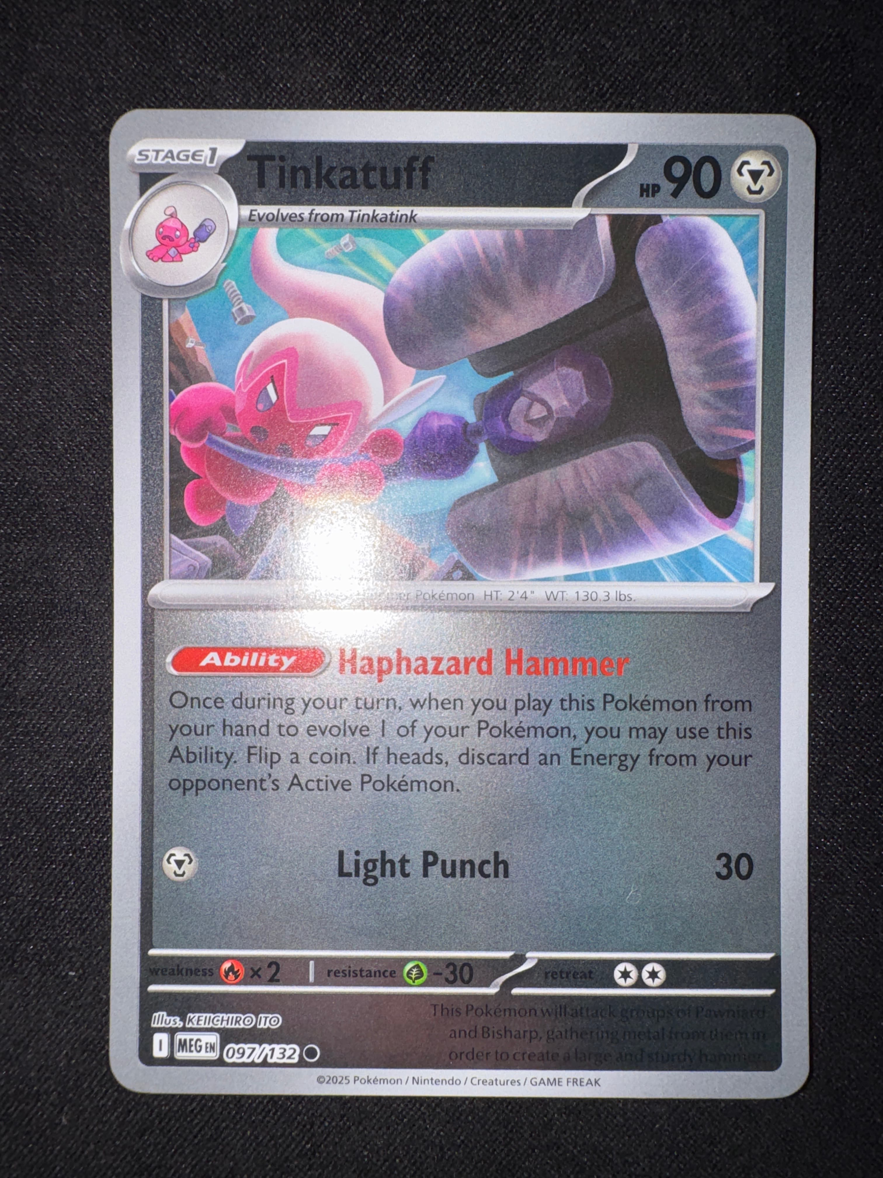 Tinkatuff from Mega Evolution