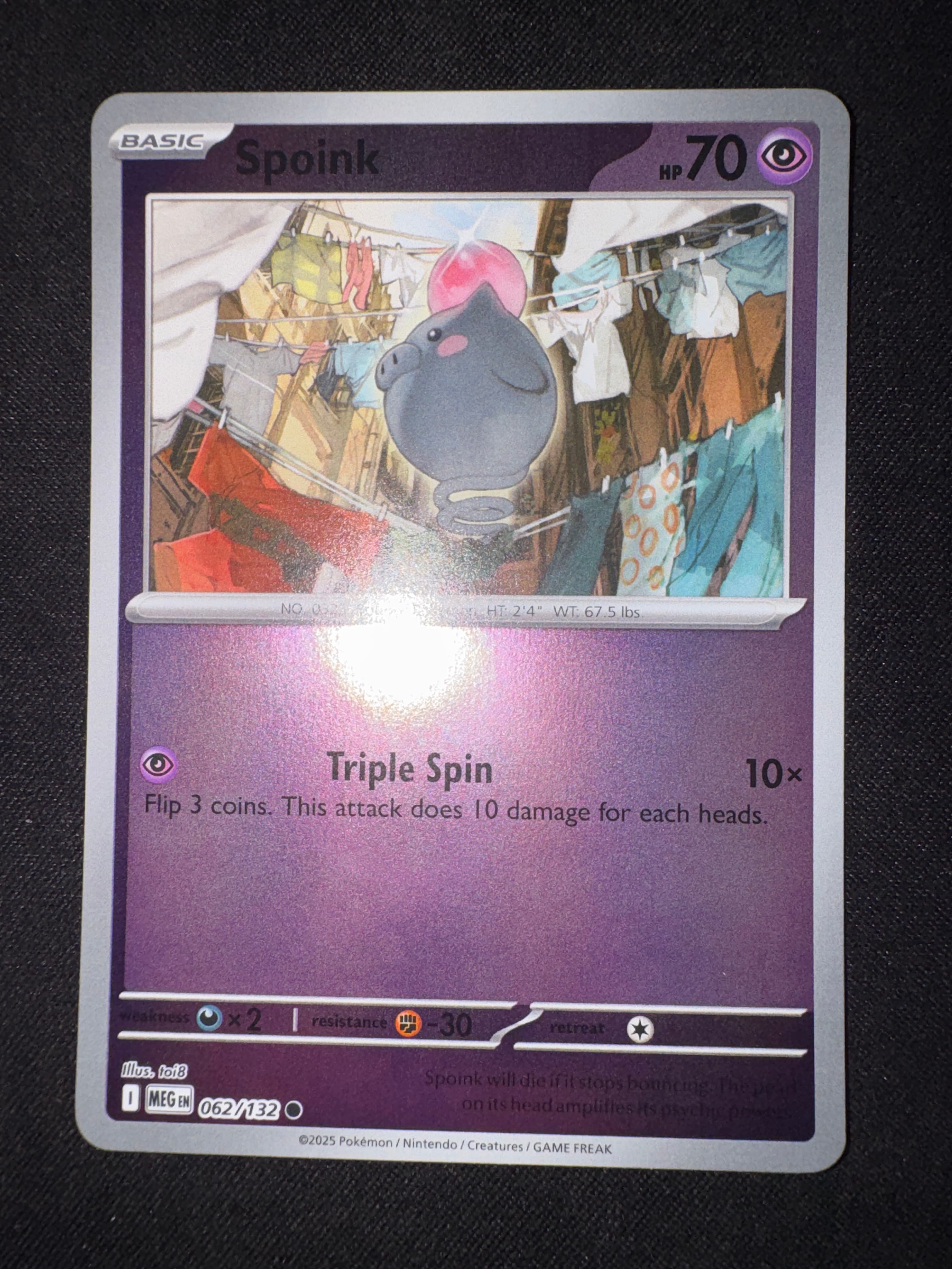 Spoink from Mega Evolution