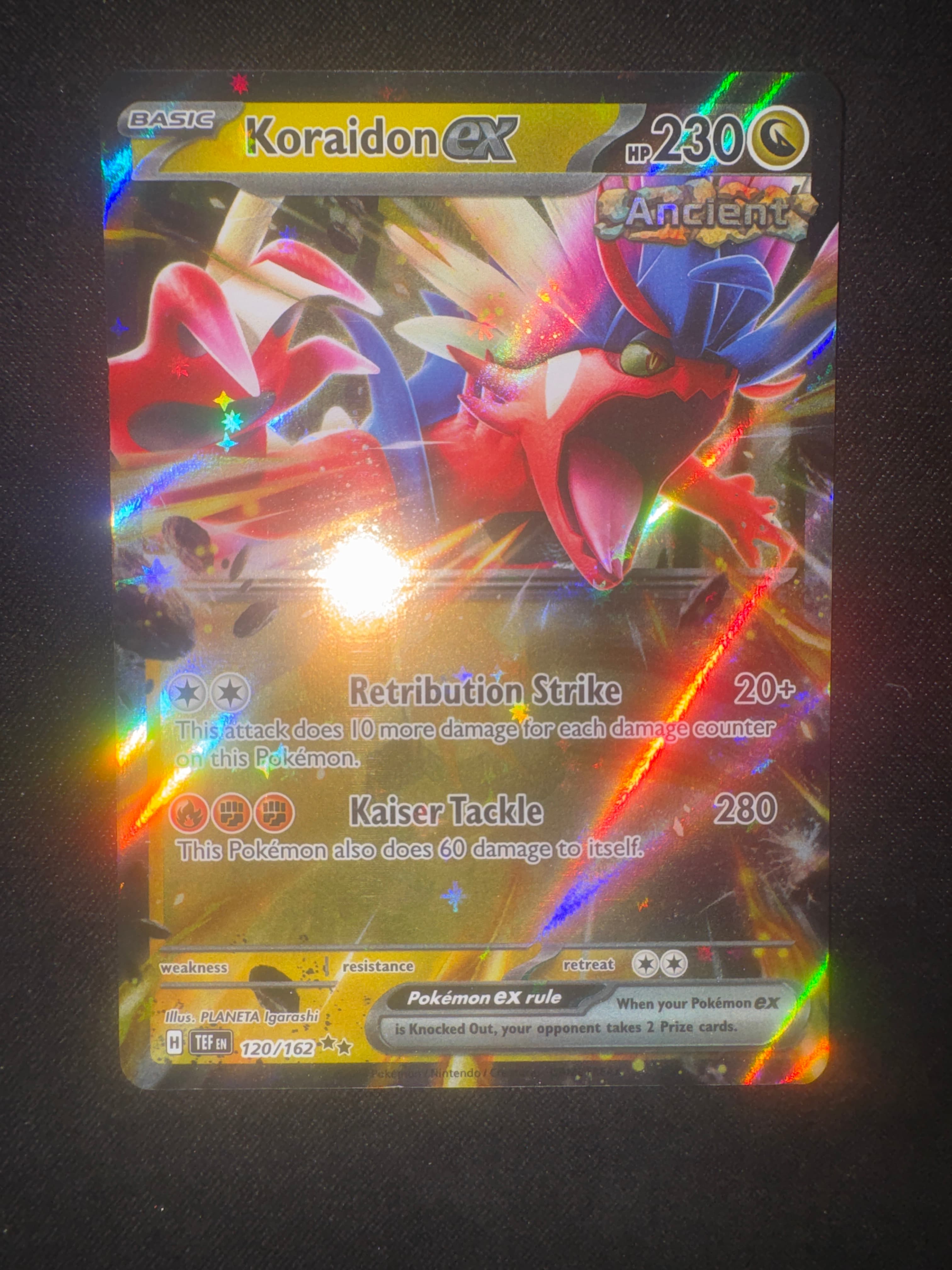 Koraidon ex from Temporal Forces